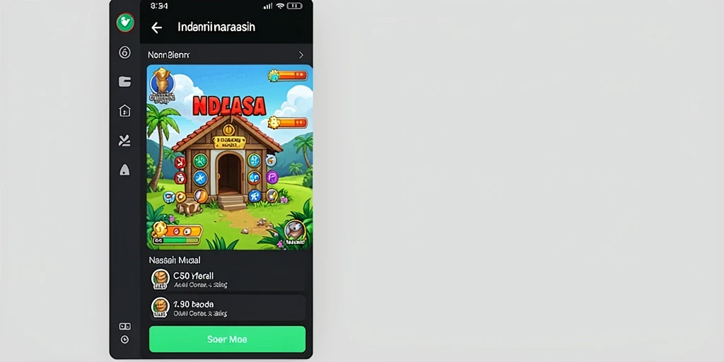 Tangkapan layar 1 menunjukkan tampilan awal antarmuka pengguna yang menarik.