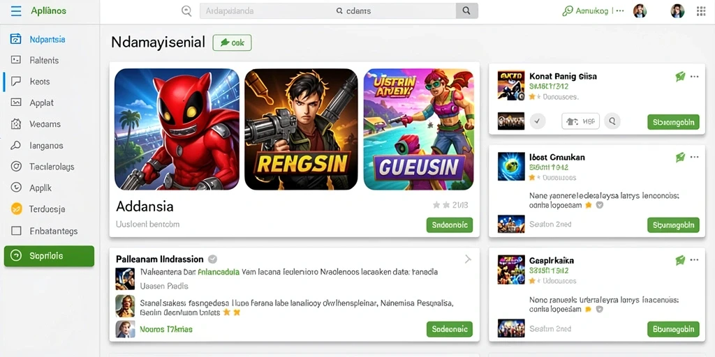 Tampilan antarmuka yang menarik dan mudah digunakan.