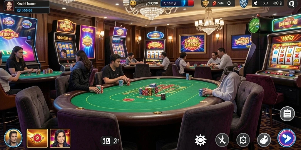 Gameplay slot yang menarik dan penuh warna.