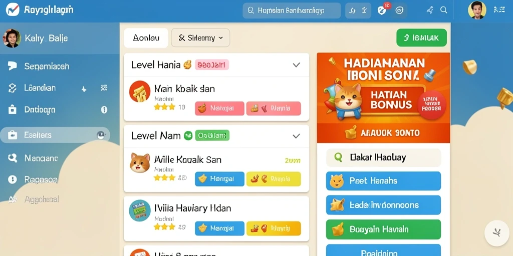 Antarmuka pengguna yang intuitif dan menarik.