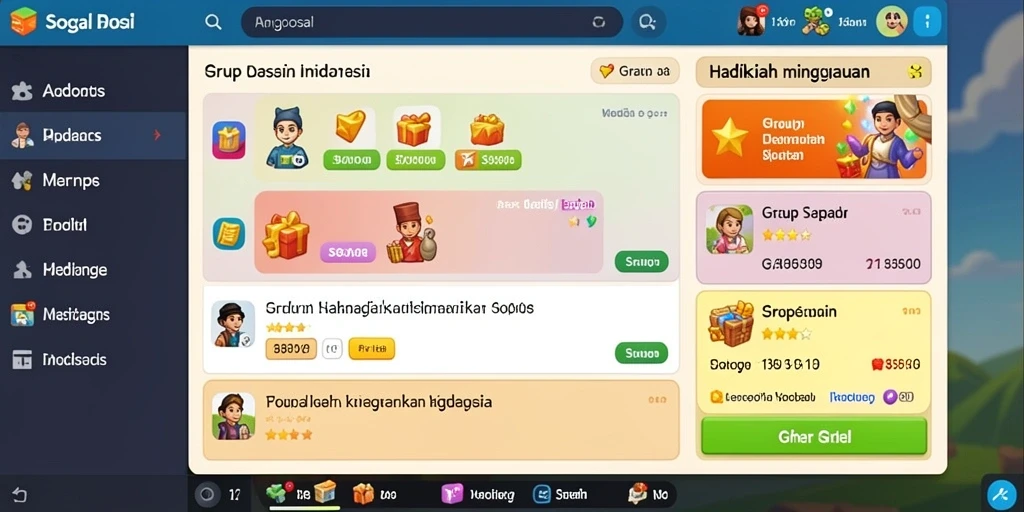 Screenshot menampilkan karakter utama dalam petualangan.