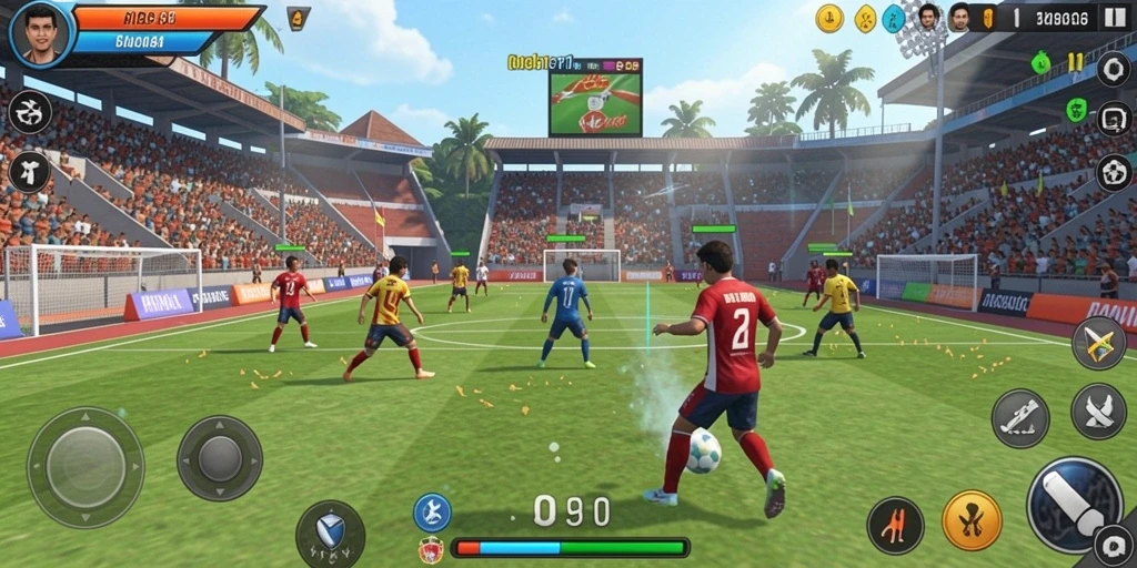 Tampilan awal GEBYAR4D yang menarik dan mudah dipahami.