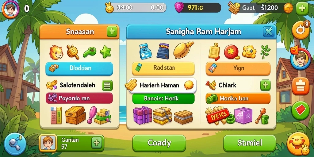 Tampilan antarmuka yang menarik dan modern.
