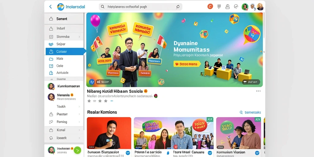 Tampilan antarmuka yang menarik dan user-friendly.
