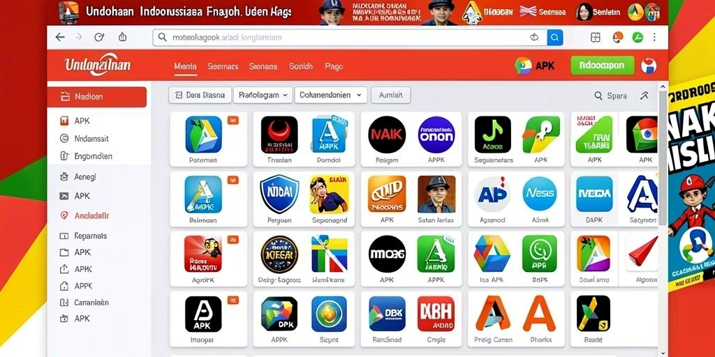Tampilan antarmuka pengguna yang menarik di LUCKYRP.