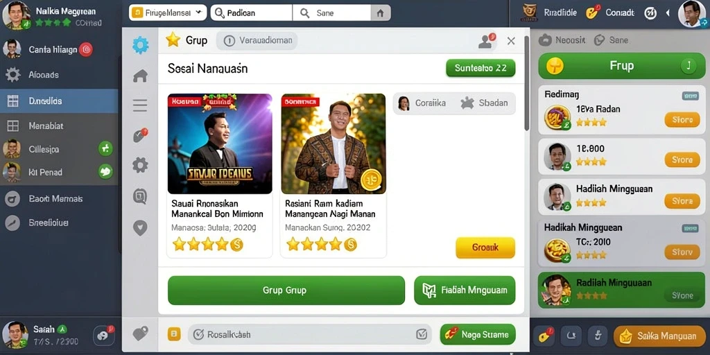 Tampilan antarmuka pengguna yang menarik dan mudah dipahami.