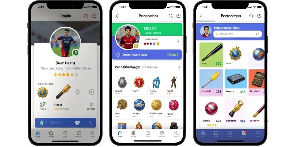 Screenshot menunjukkan tampilan antarmuka aplikasi yang user-friendly.
