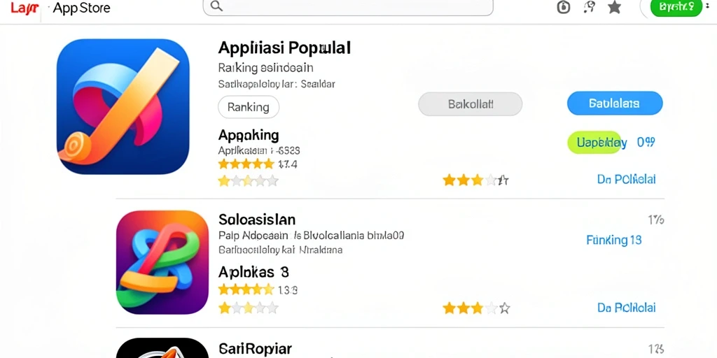 Tampilan awal game dengan antarmuka pengguna yang menarik.