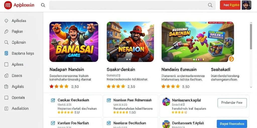 Tampilan antarmuka yang mudah digunakan untuk pemain baru.