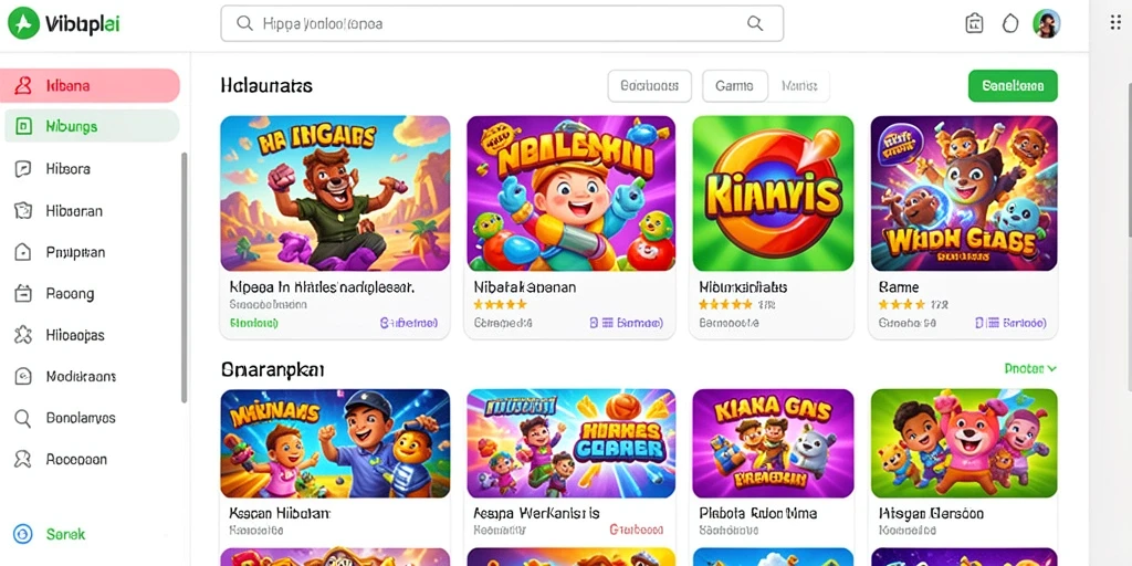Tampilan awal yang menarik saat pertama kali dibuka.